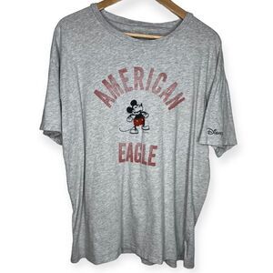 American Eagle Disney Mickey Mouse T-Shirt Embroidered‎ Unisex Size Medium